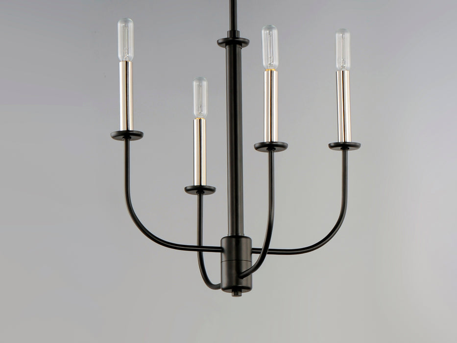 Maxim Wesley 4-Light Chandelier Model: 10324BKSN