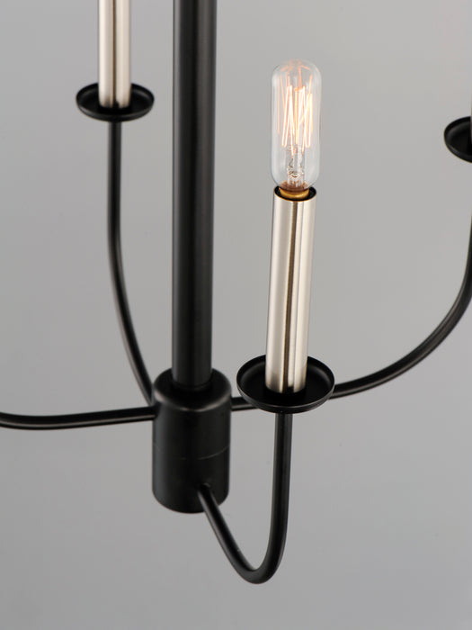 Maxim Wesley 4-Light Chandelier Model: 10324BKSN