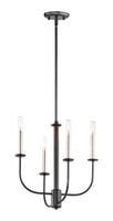 Maxim Wesley 4-Light Chandelier Model: 10324BKSN