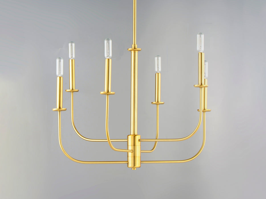 Maxim Wesley 6-Light Chandelier Model: 10326SBR