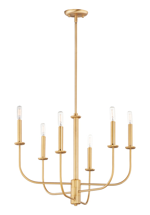 Maxim Wesley 6-Light Chandelier Model: 10326SBR