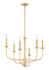 Maxim Wesley 6-Light Chandelier Model: 10326SBR