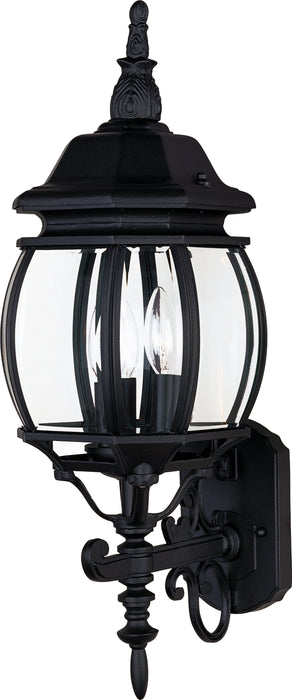 Maxim Crown Hill 3-Light Outdoor Wall Lantern Model: 1033BK