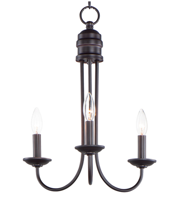 Maxim Logan 3-Light Candle Chandelier Model: 10343OI