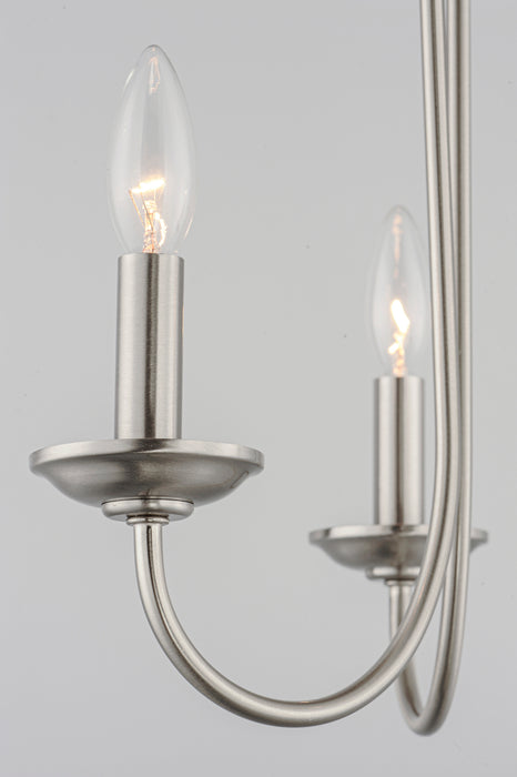 Maxim Logan 3-Light Candle Chandelier Model: 10343SN