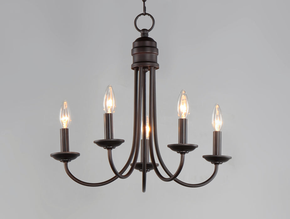 Maxim Logan 5-Light Candle Chandelier Model: 10345OI