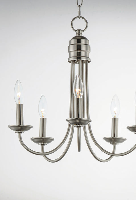 Maxim Logan 5-Light Candle Chandelier Model: 10345SN