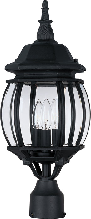 Maxim Crown Hill 3-Light Outdoor Pole/Post Lantern Model: 1035BK