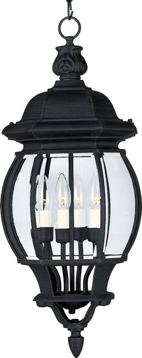 Maxim Crown Hill 4-Light Outdoor Hanging Lantern Model: 1039BK