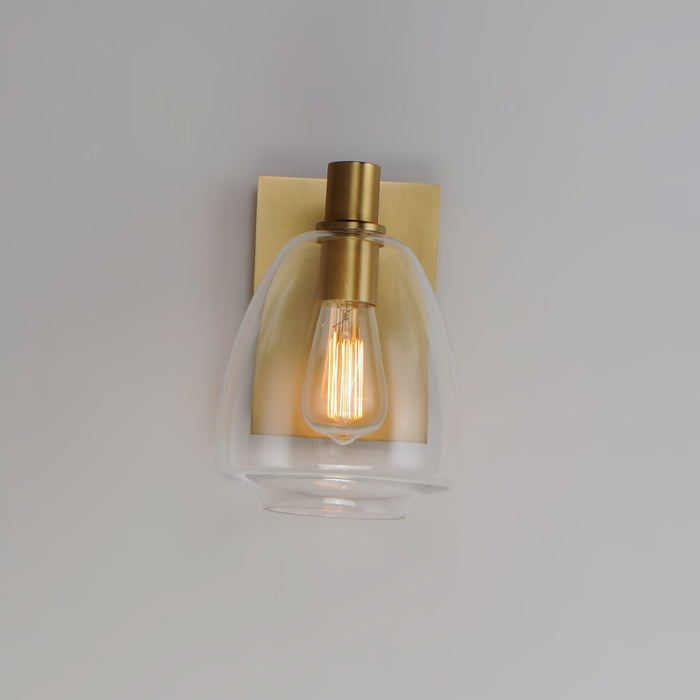 Maxim Babylon 1-Light Wall Sconce Model: 11111CLSBR