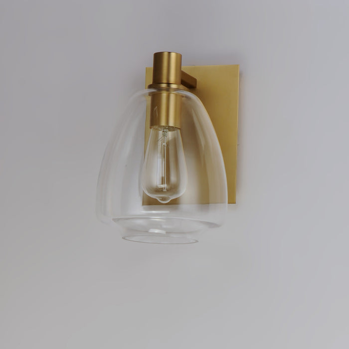 Maxim Babylon 1-Light Wall Sconce Model: 11111CLSBR