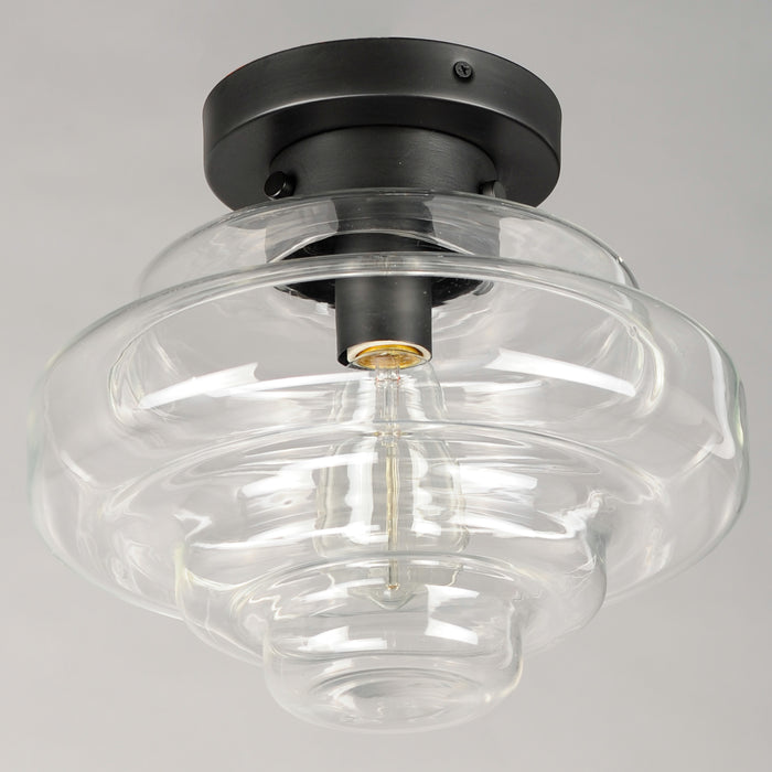 Maxim Harbor 1-Light Flush Mount Model: 11120CLBK