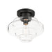 Maxim Harbor 1-Light Flush Mount Model: 11120CLBK