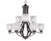 Maxim Axis 9-Light Chandelier Model: 11226FTOI