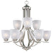 Maxim Axis 9-Light Chandelier Model: 11226FTSN