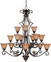 Maxim Symphony 15-Light Chandelier Model: 11239SAOI