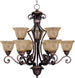 Maxim Symphony 9-Light Chandelier Model: 11245SAOI