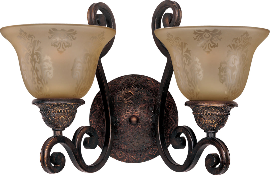 Maxim Symphony 2-Light Wall Sconce Model: 11247SAOI