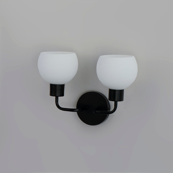 Maxim Coraline 2-Light Wall Sconce Model: 11272SWBK