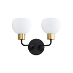 Maxim Coraline 2-Light Wall Sconce Model: 11272SWBZSBR