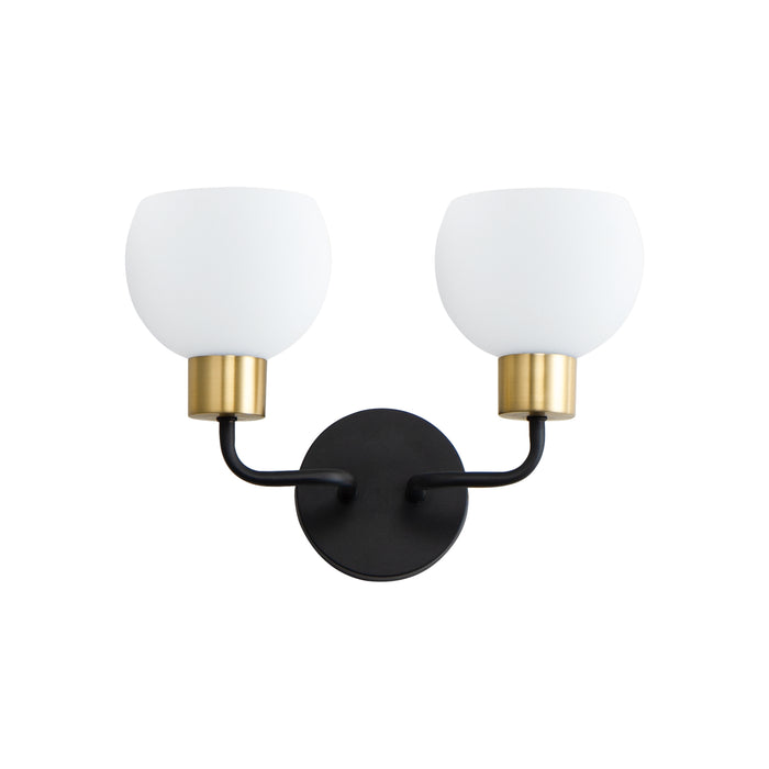 Maxim Coraline 2-Light Wall Sconce Model: 11272SWBZSBR