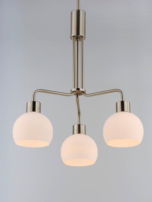 Maxim Coraline 3-Light Chandelier Model: 11276SWSN