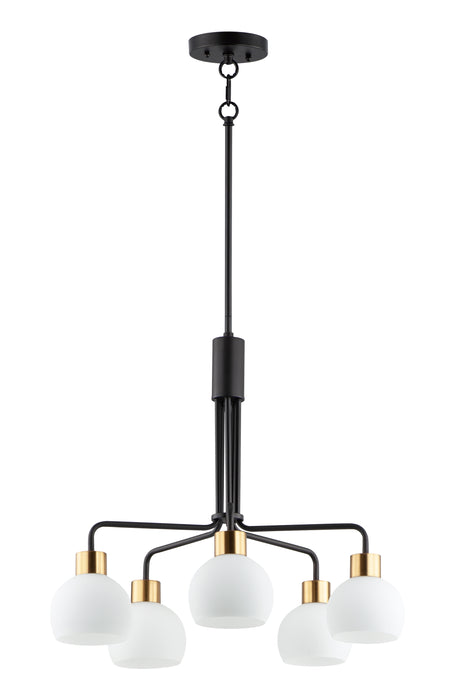 Maxim Coraline 5-Light Chandelier Model: 11277SWBZSBR