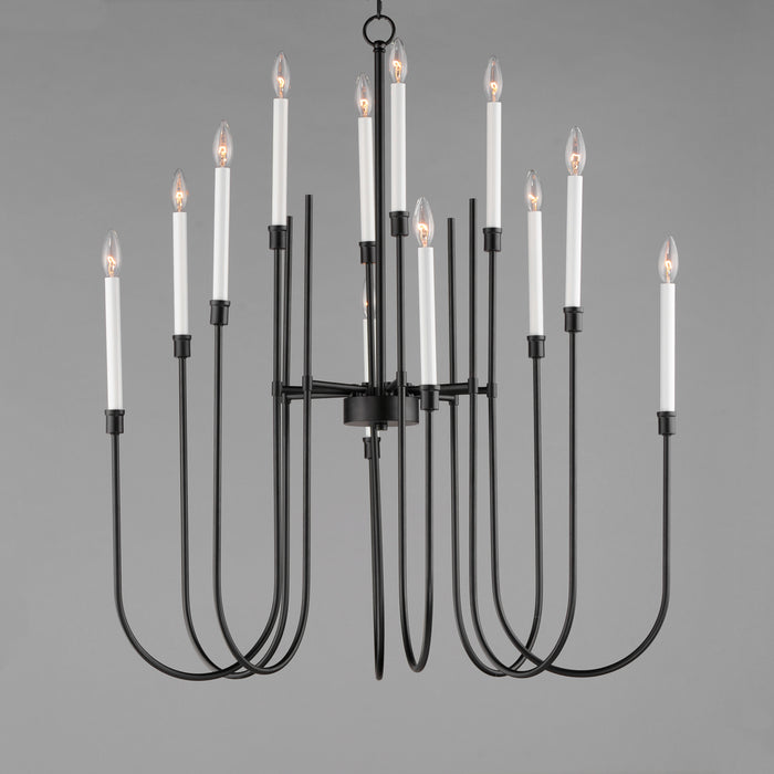 Maxim Tux 12-Light Chandelier Model: 11286BK