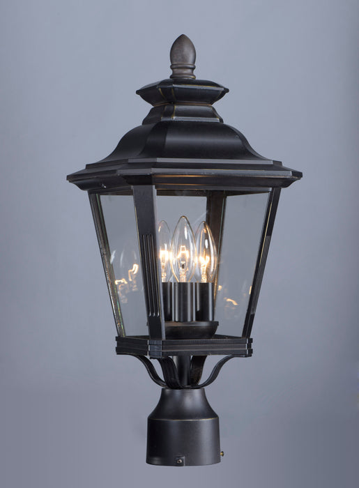 Maxim Knoxville 3-Light Outdoor Post Model: 1130CLBZ