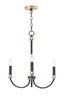 Maxim Charlton 3-Light Chandelier Model: 11373BKAB