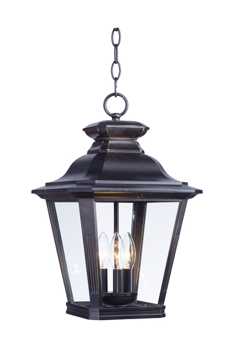 Maxim Knoxville 3-Light Outdoor Pendant Model: 1139CLBZ