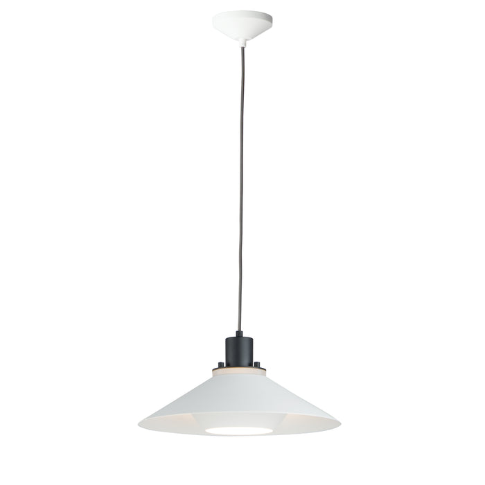 Maxim Oslo 15.75 1-Light Medium Pendant Model: 11412BKWT