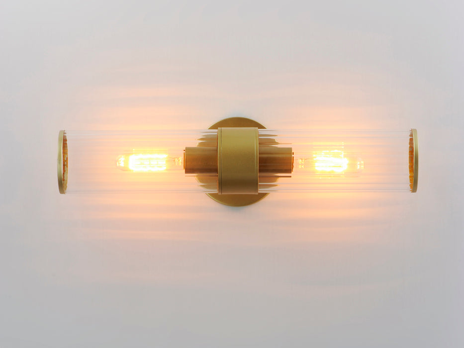 Maxim Crosby 2-Light Wall Sconce Model: 11472CRSBR