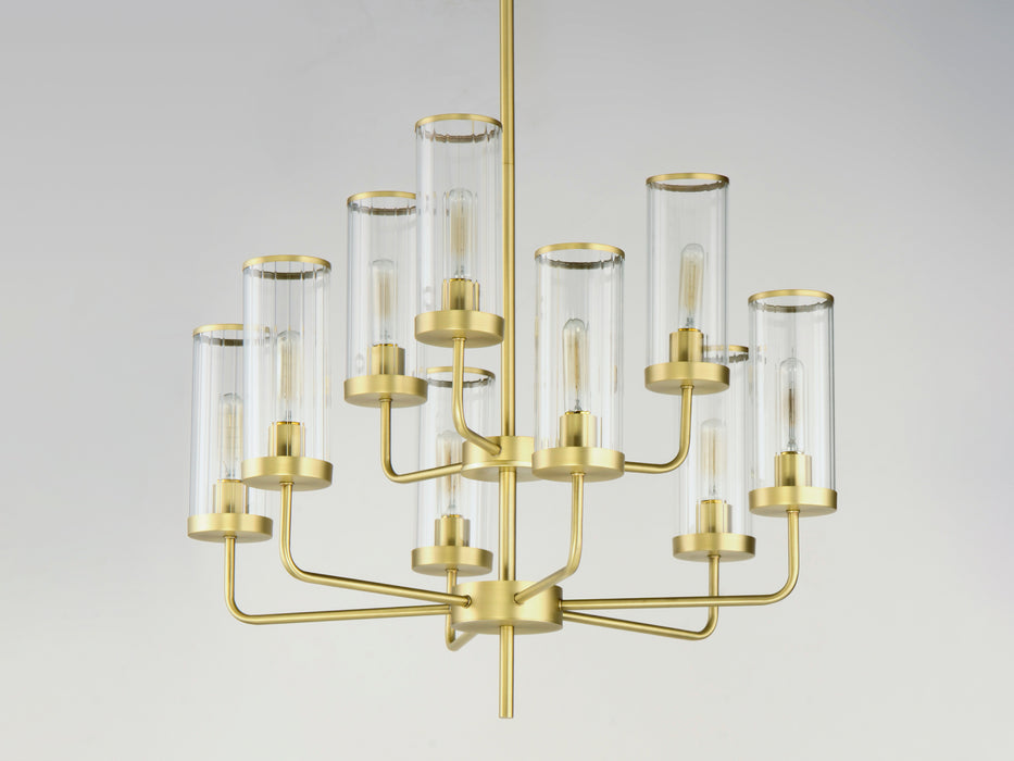 Maxim Crosby 9-Light Chandelier Model: 11479CRSBR