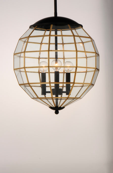 Maxim Heirloom 3-Light Pendant Model: 11546BKBUB