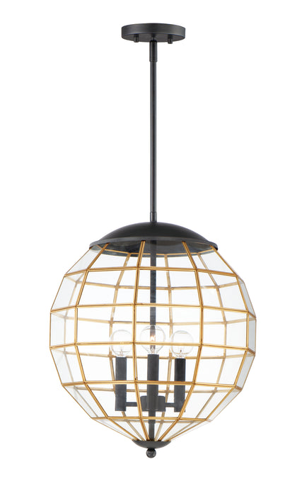 Maxim Heirloom 3-Light Pendant Model: 11546BKBUB