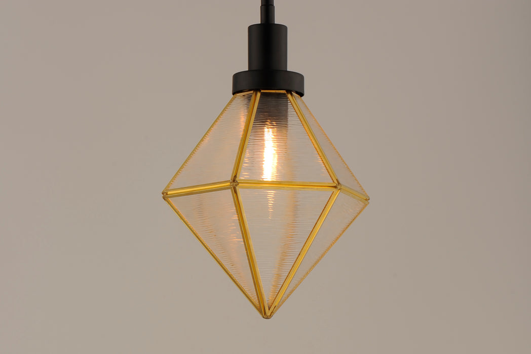 Maxim Adorn 1-Light Mini Pendant Model: 11555BKBUB