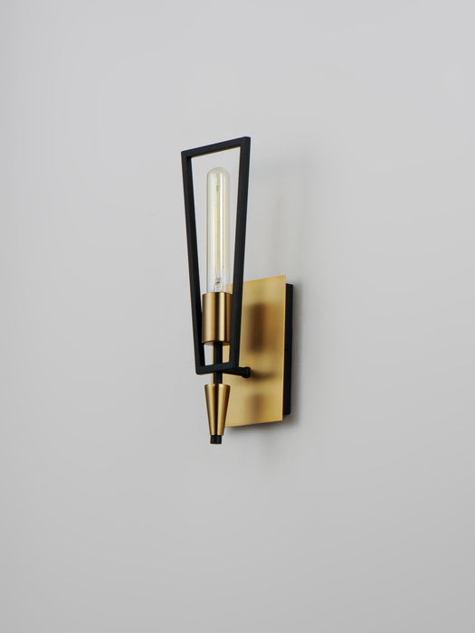 Maxim Wings 1-Light Wall Sconce Model: 11651BKSBR