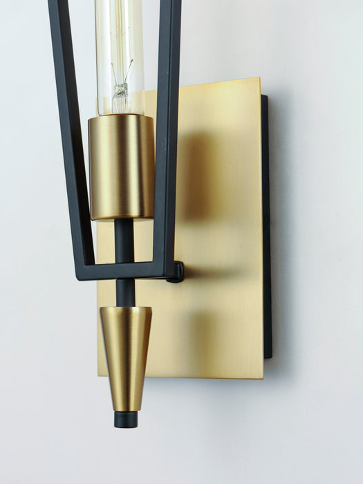 Maxim Wings 1-Light Wall Sconce Model: 11651BKSBR