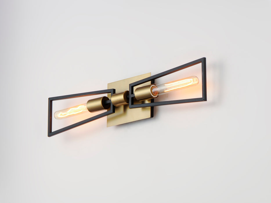 Maxim Wings 2-Light Wall Sconce Model: 11652BKSBR