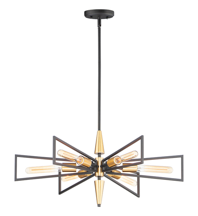 Maxim Wings 6-Light Chandelier Model: 11656BKSBR