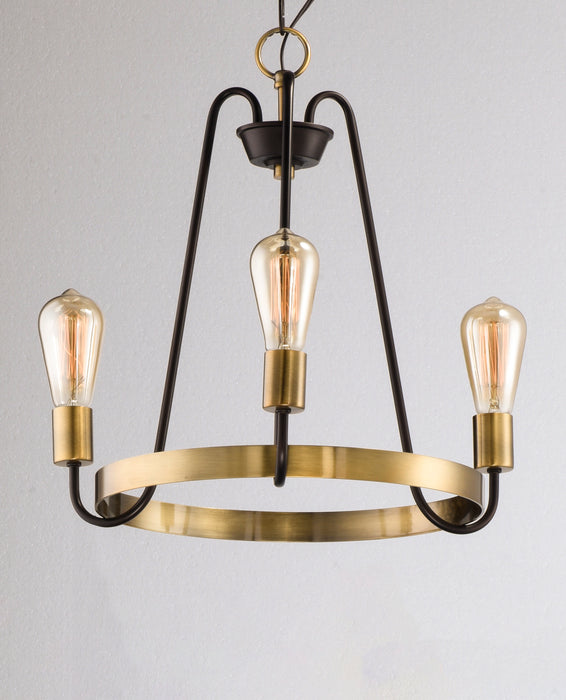 Maxim Haven 3-Light Chandelier Model: 11733OIAB