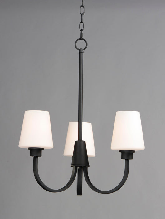 Maxim Shelter 3-Light Chandelier Model: 11823SWBK