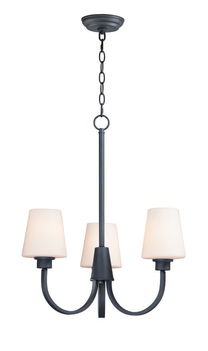 Maxim Shelter 3-Light Chandelier Model: 11823SWBK