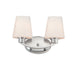 Maxim Shelter 2-Light Bath Vanity Model: 11832SWSN