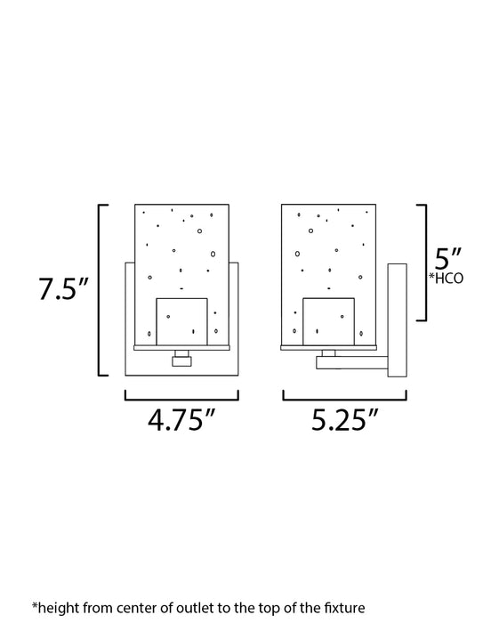 Maxim Sleek 1-Light Bath Vanity Model: 11841CDABBK