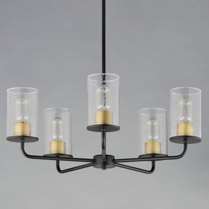 Maxim Sleek 5-Light Chandelier Model: 11846CDABBK