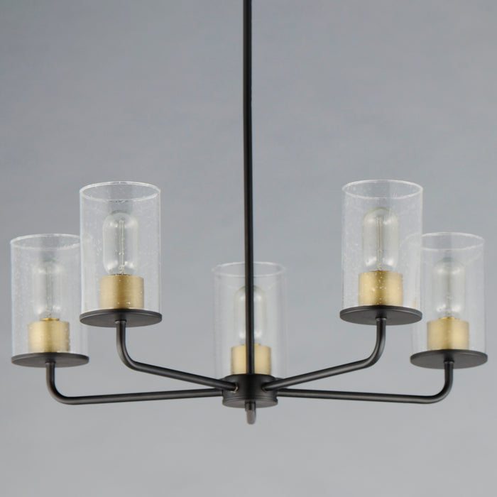 Maxim Sleek 5-Light Chandelier Model: 11846CDABBK