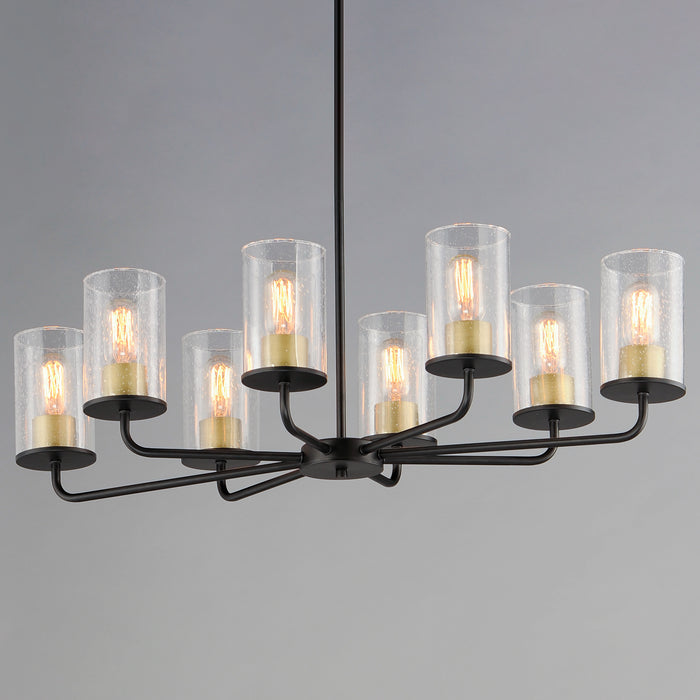 Maxim Sleek 8-Light Chandelier Model: 11848CDABBK