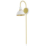 Maxim Dawn Pin Up Wall Sconce Model: 12041WTSBR